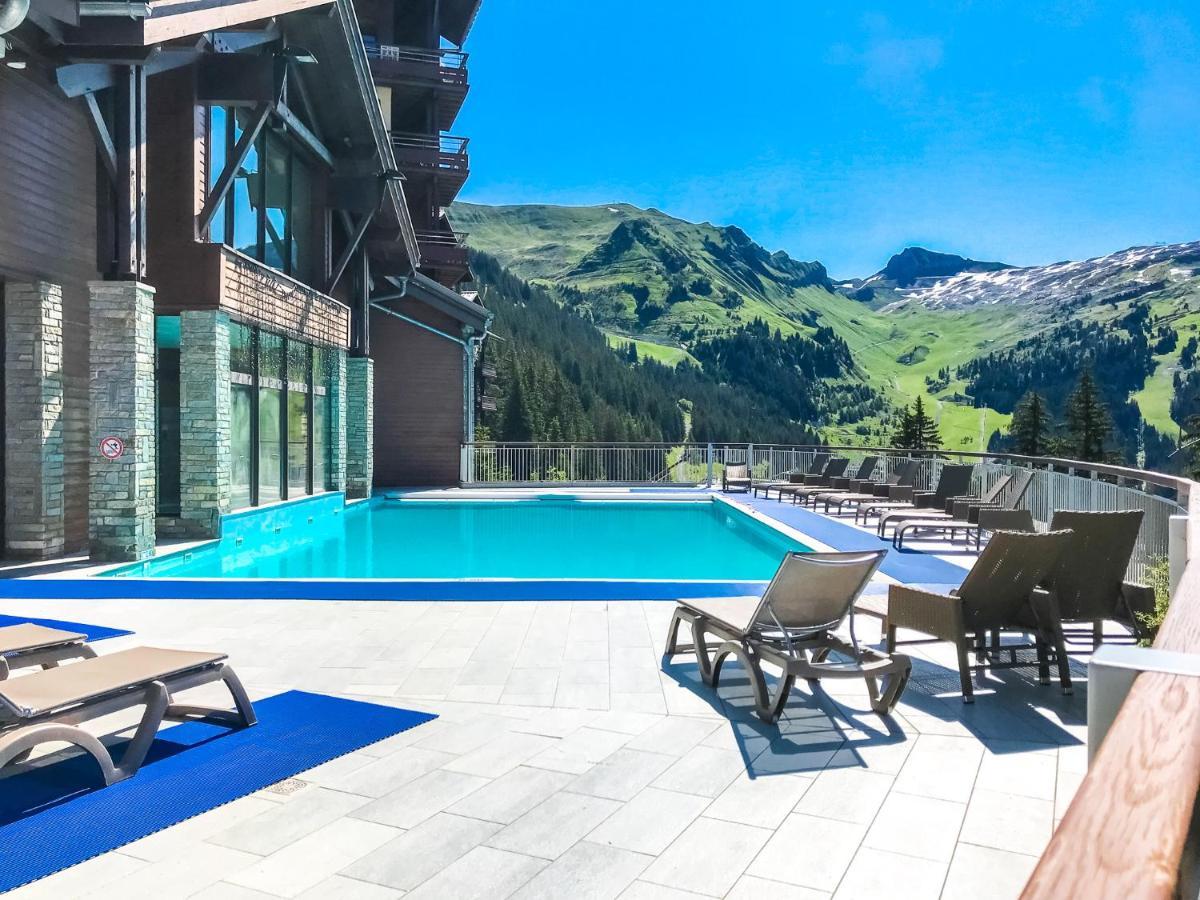 Private Penthouse 2-Bed Apartment, Ski In And Out In 5* Flaine Residence Eksteriør bilde