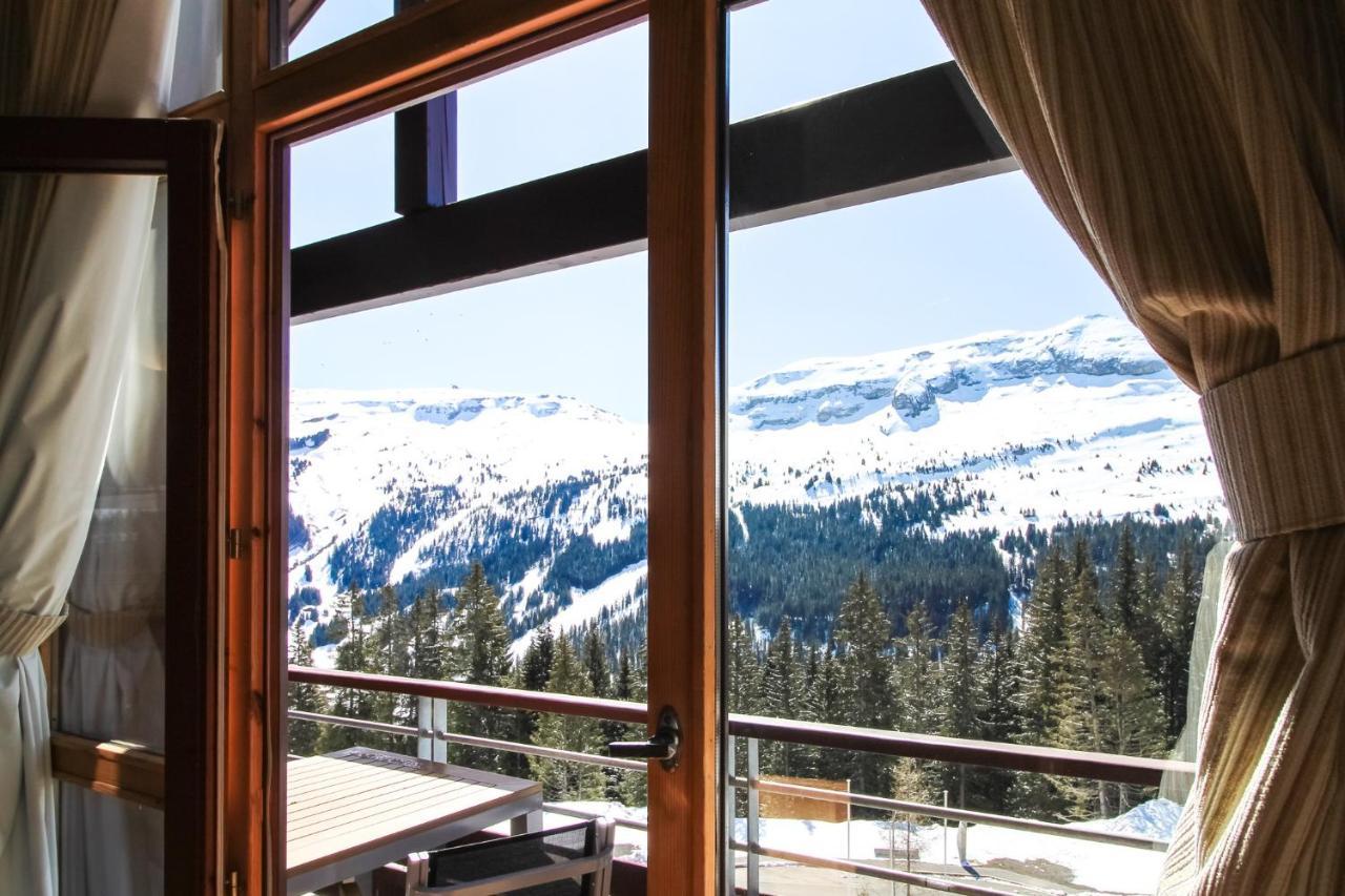 Private Penthouse 2-Bed Apartment, Ski In And Out In 5* Flaine Residence Eksteriør bilde