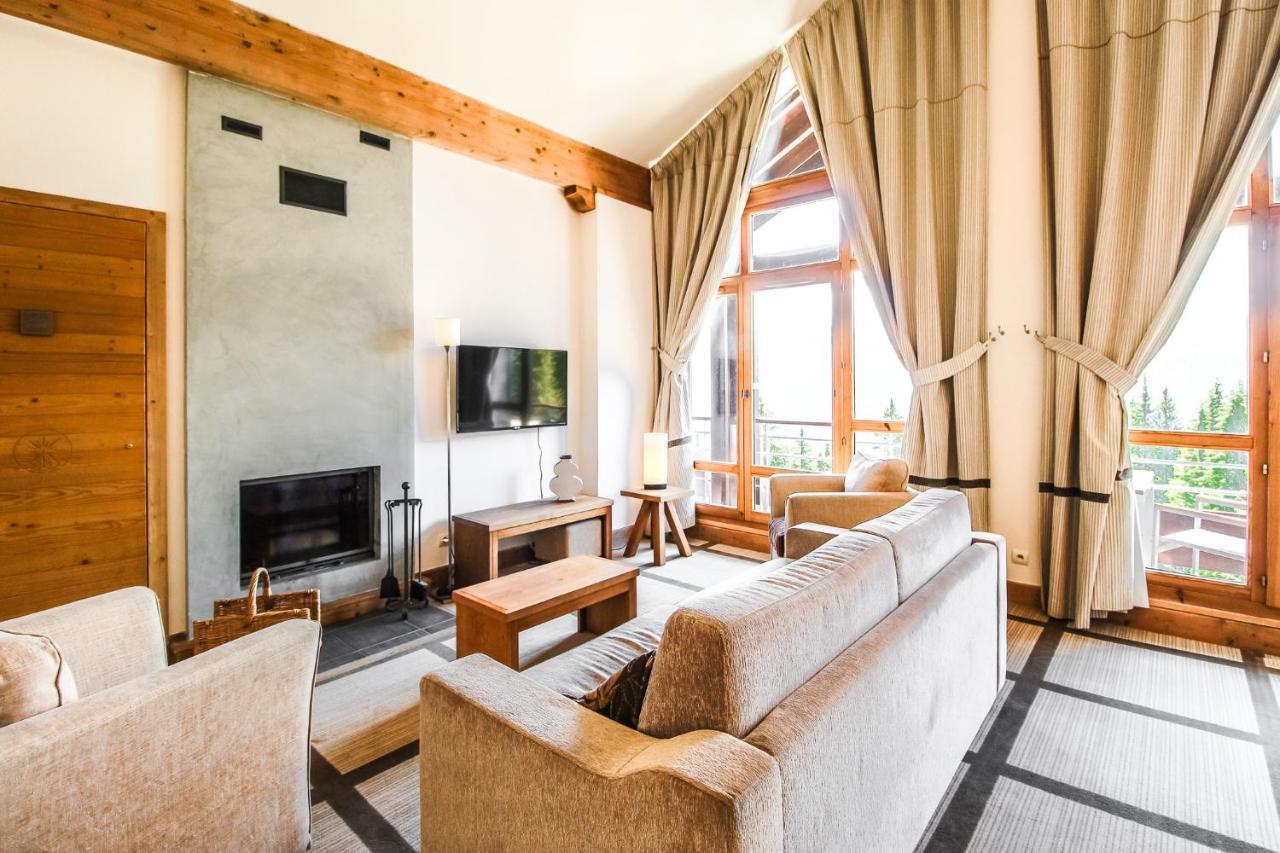 Private Penthouse 2-Bed Apartment, Ski In And Out In 5* Flaine Residence Eksteriør bilde