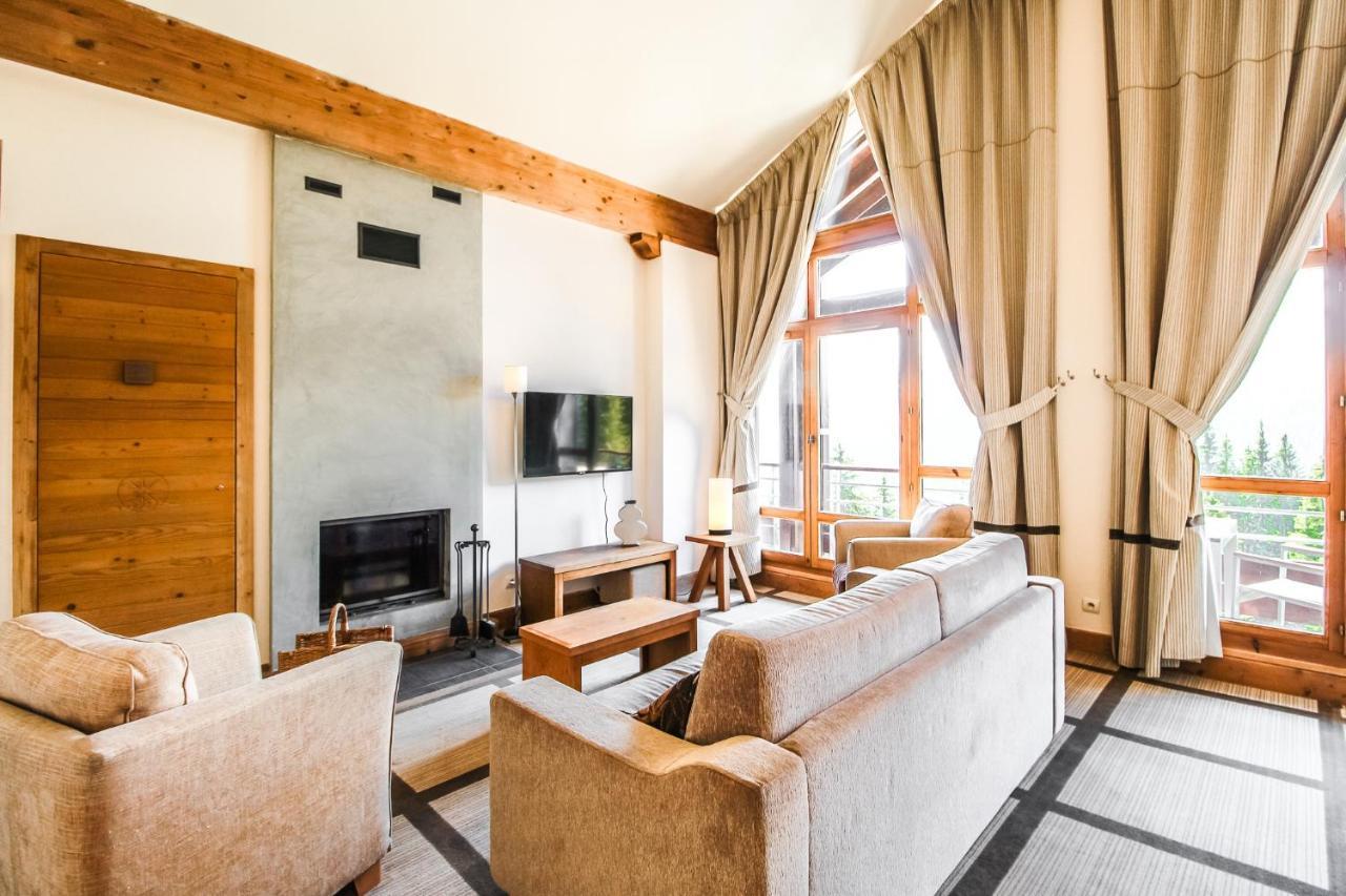 Private Penthouse 2-Bed Apartment, Ski In And Out In 5* Flaine Residence Eksteriør bilde